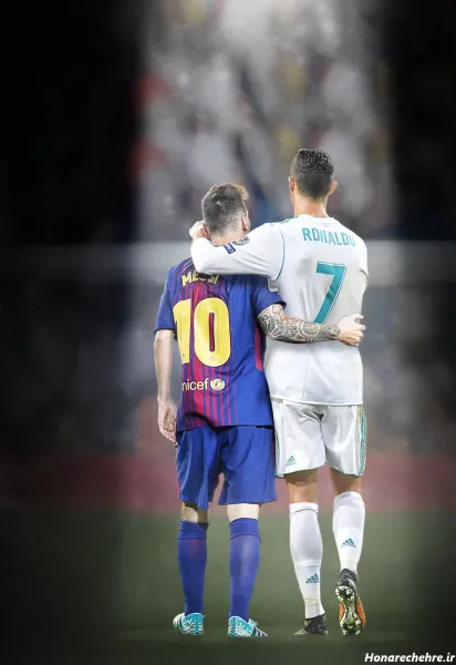  عکس رونالدو و مسی جدید