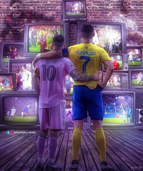  عکس رونالدو و مسی خفن