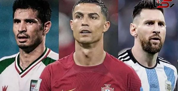  عکس رونالدو و مسی خنده دار