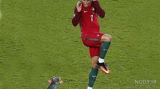  عکس رونالدو و مسی خنده دار