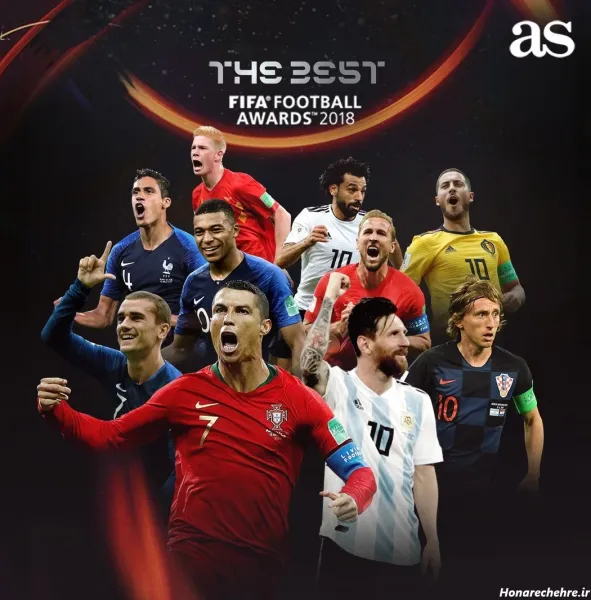 20 عکس رونالدو و مسی و نیمار و امباپه