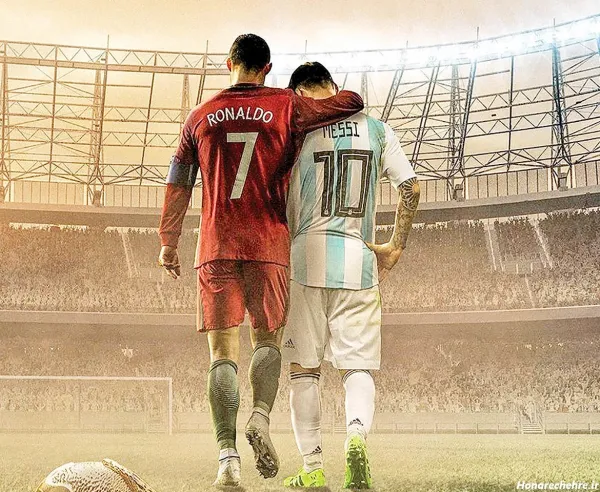  20 عکس رونالدو و مسی و نیمار و امباپه