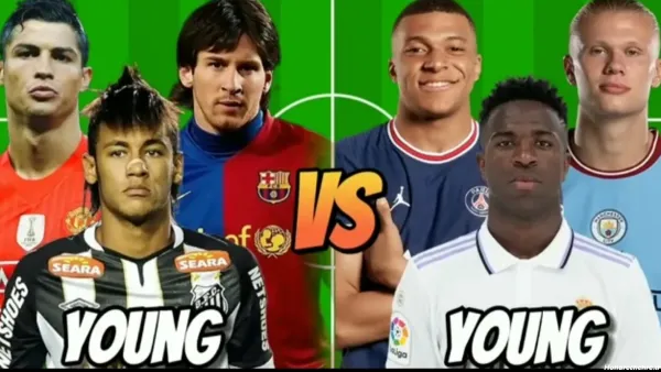  20 عکس رونالدو و مسی و نیمار و امباپه