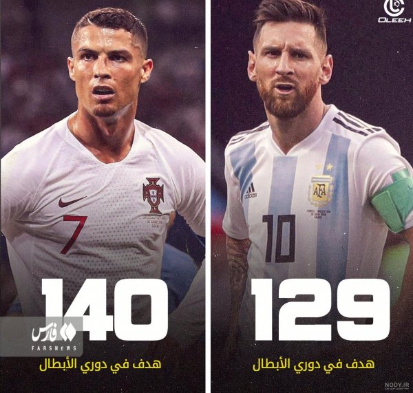 عکس رونالدو مسی نیمار صلاح