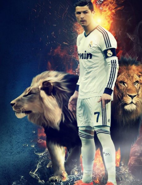  عکس رونالدو با گرگ