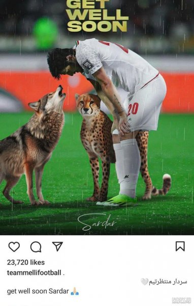  عکس رونالدو با گرگ