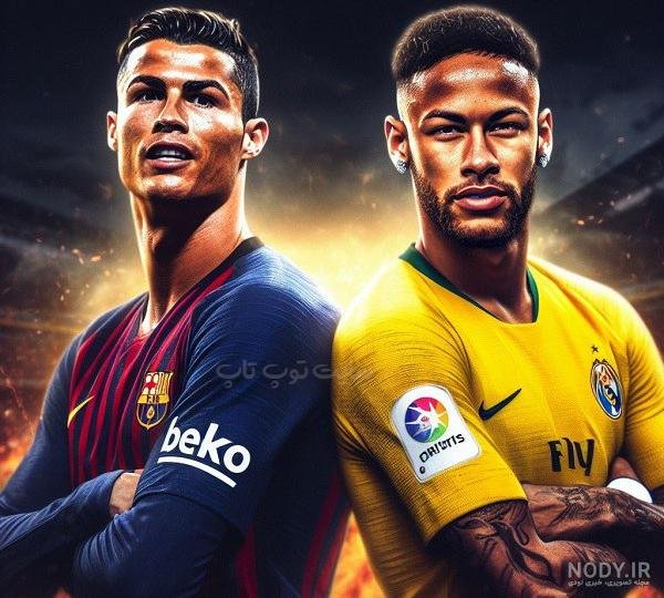  عکس رونالدو با شیر واقعی