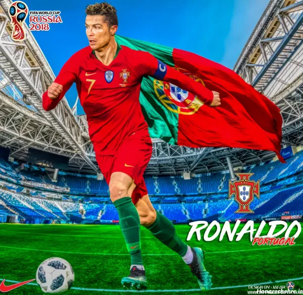  30 عکس رونالدو با جام جهانی