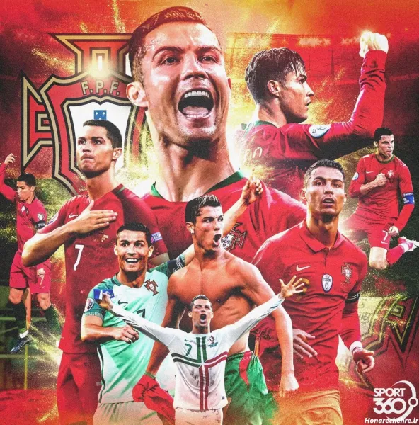  10 عکس رونالدو با جام یورو