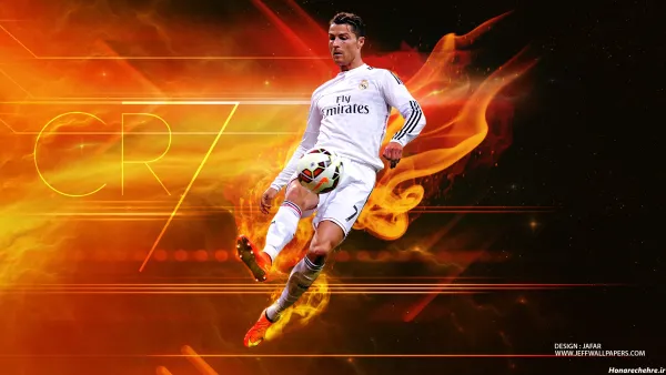 عکس رونالدو تو رئال مادرید
