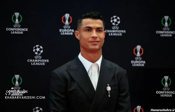  عکس رونالدو توپ طلا