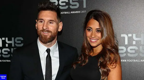  20 عکس مسی با همسرش