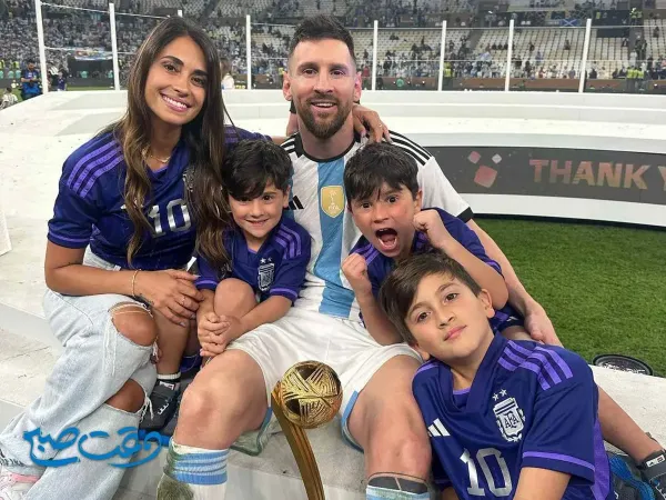  20 عکس مسی با همسرش