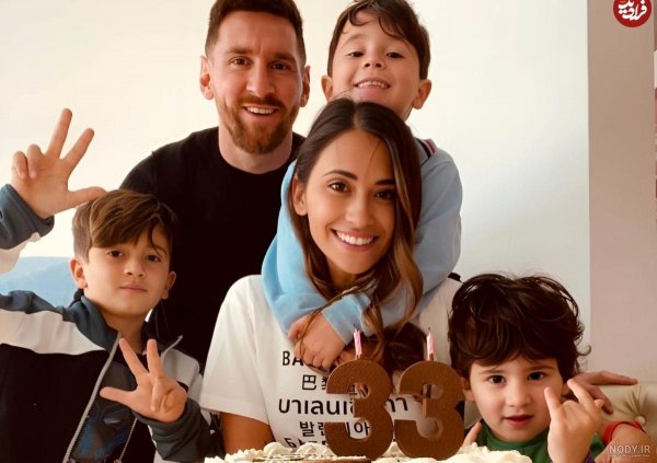  20 عکس مسی با همسرش