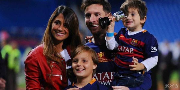  20 عکس مسی با همسرش