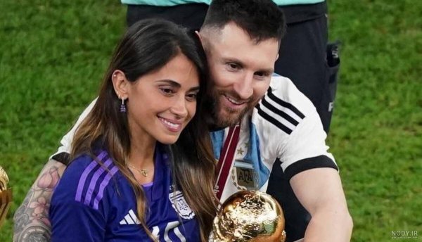  20 عکس مسی با همسرش
