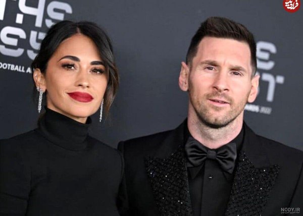  عکس مسی و همسرش در ساحل