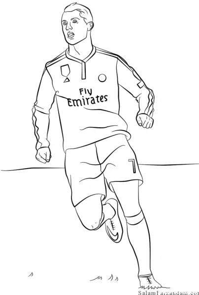  نقاشی عکس رونالدو