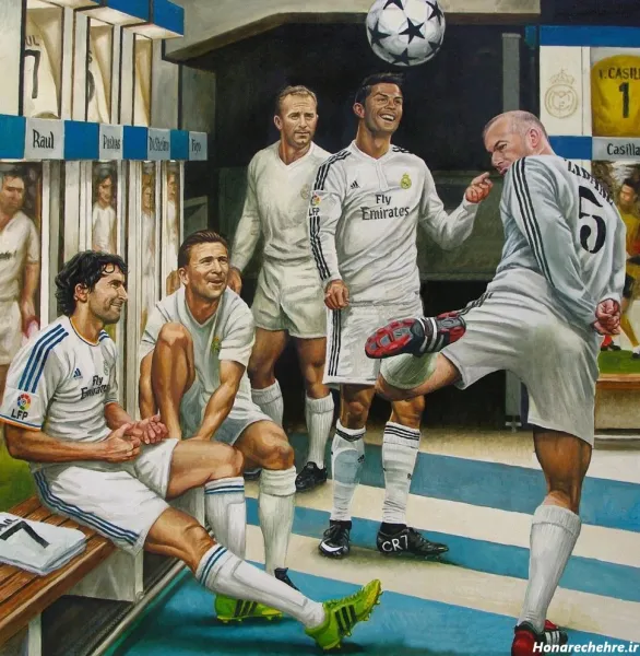  نقاشی عکس رونالدو