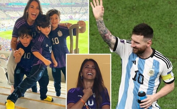  عکس استراحت لیونل مسی و همسرش آنتونلا در ساحل بارسلونا