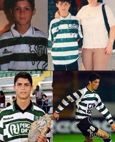  25 عکس رونالدو جوانی