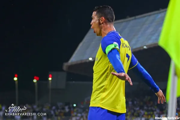  عکس خوشحالی رونالدو در النصر