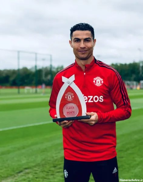  عکس خوشحالی رونالدو در منچستر یونایتد