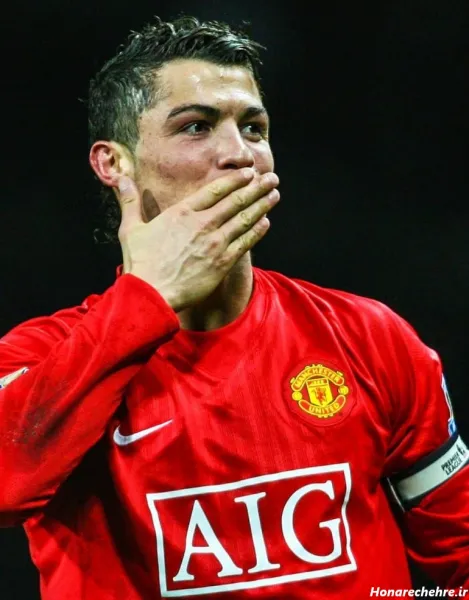  عکس خوشحالی رونالدو در منچستر یونایتد