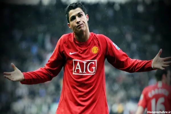  عکس خوشحالی رونالدو در منچستر یونایتد