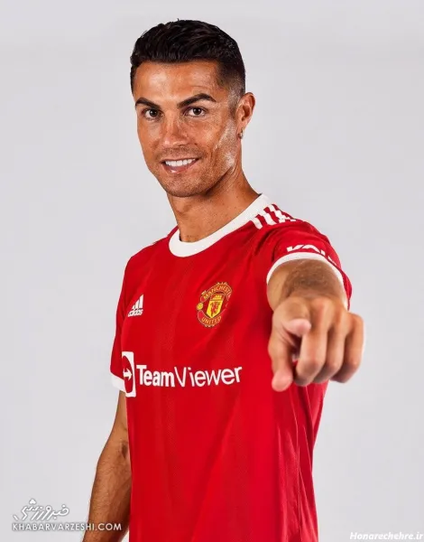  عکس خوشحالی رونالدو در منچستر یونایتد
