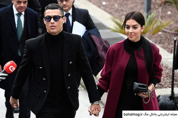 عکس بوسه رونالدو و همسرش اینستاگرام