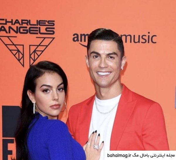  عکس بوسه رونالدو و همسرش اینستاگرام