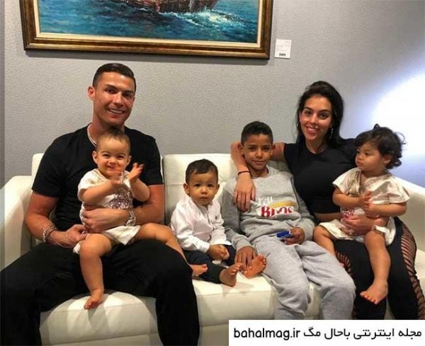  عکس بوسه رونالدو و همسرش اینستاگرام