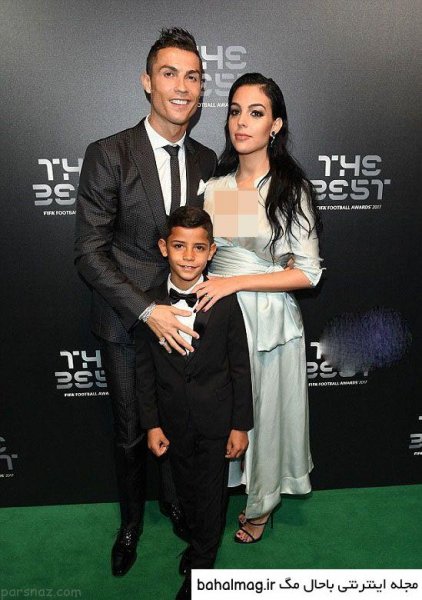  عکس بوسه رونالدو و همسرش اینستاگرام