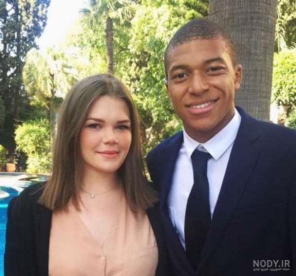  عکس امباپه و همسرش در استخر