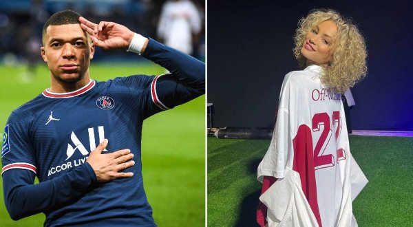  عکس امباپه و همسرش در تخت خواب