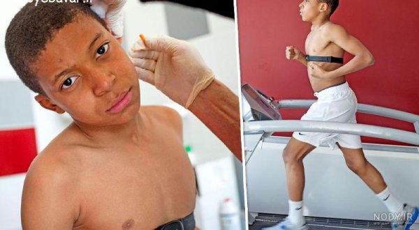  عکس امباپه و همسرش و فرزندش