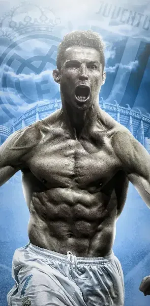  عکس رونالدو در النصر با لباس آبی