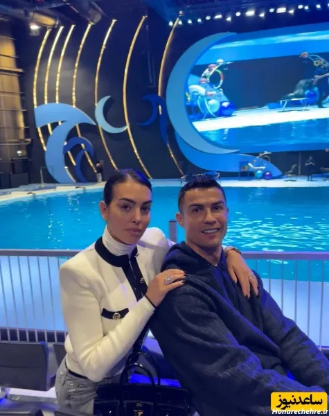  عکس جورجینا رودریگز در استخر