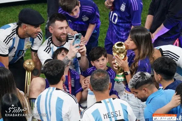  عکس جورجینا با مسی