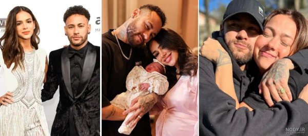  عکس نیمار و همسر جدیدش