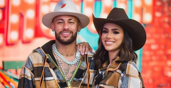  عکس نیمار و همسر جدیدش