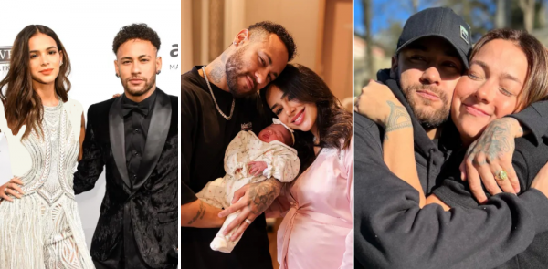  عکس نیمار و همسرش در استخر