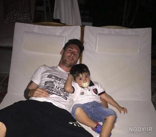  عکس نیمار و همسرش در ساحل