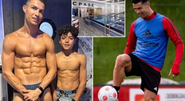  عکس پای رونالدو و مسی