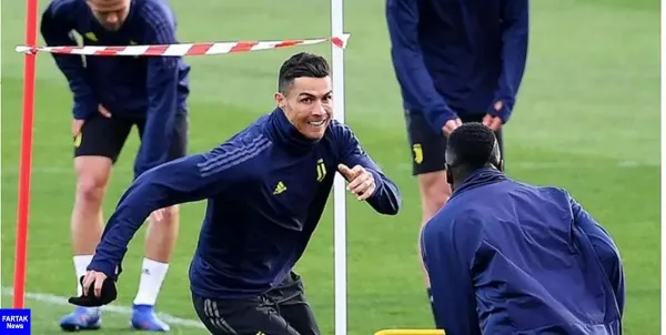  عکس پای رونالدو و مسی