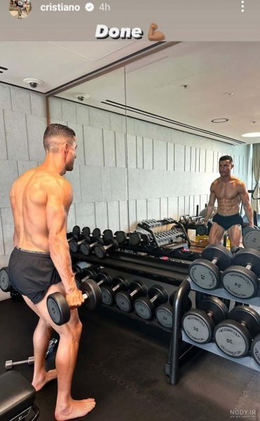 عکس انگشتان پای رونالدو