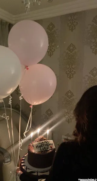  ژست عکس تولد بدون چهره در طبیعت