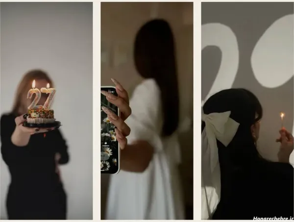  عکس تولد با کیک کوچک
