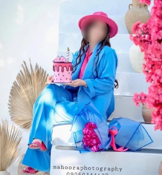  ژست عکس تولد دخترانه لاکچری